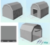 These military shelters will be used outdoors, at sea, by sailors to rescue and accommodate refugees and migrants on a military vessel.