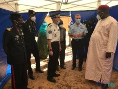 Officers of the French Army, for the Civil Protection of Niger, during Operation BARKHANE, the French armed forces were engaged in Africa.