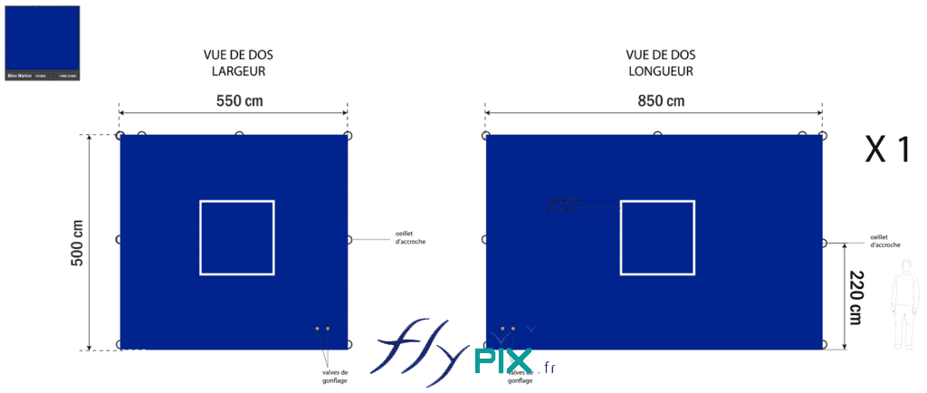 Proof approvals (BATs) for the various inflatable noise-reduction walls, validated by the client OBG Lux S.A. for a construction site managed by the Government of the Grand Duchy of Luxembourg. – All rights reserved; reproduction prohibited. Copyright FlyPix / Vivien LAÏLLE.