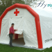 French Red Cross : outpost medical inflatables tents, field hospitals
